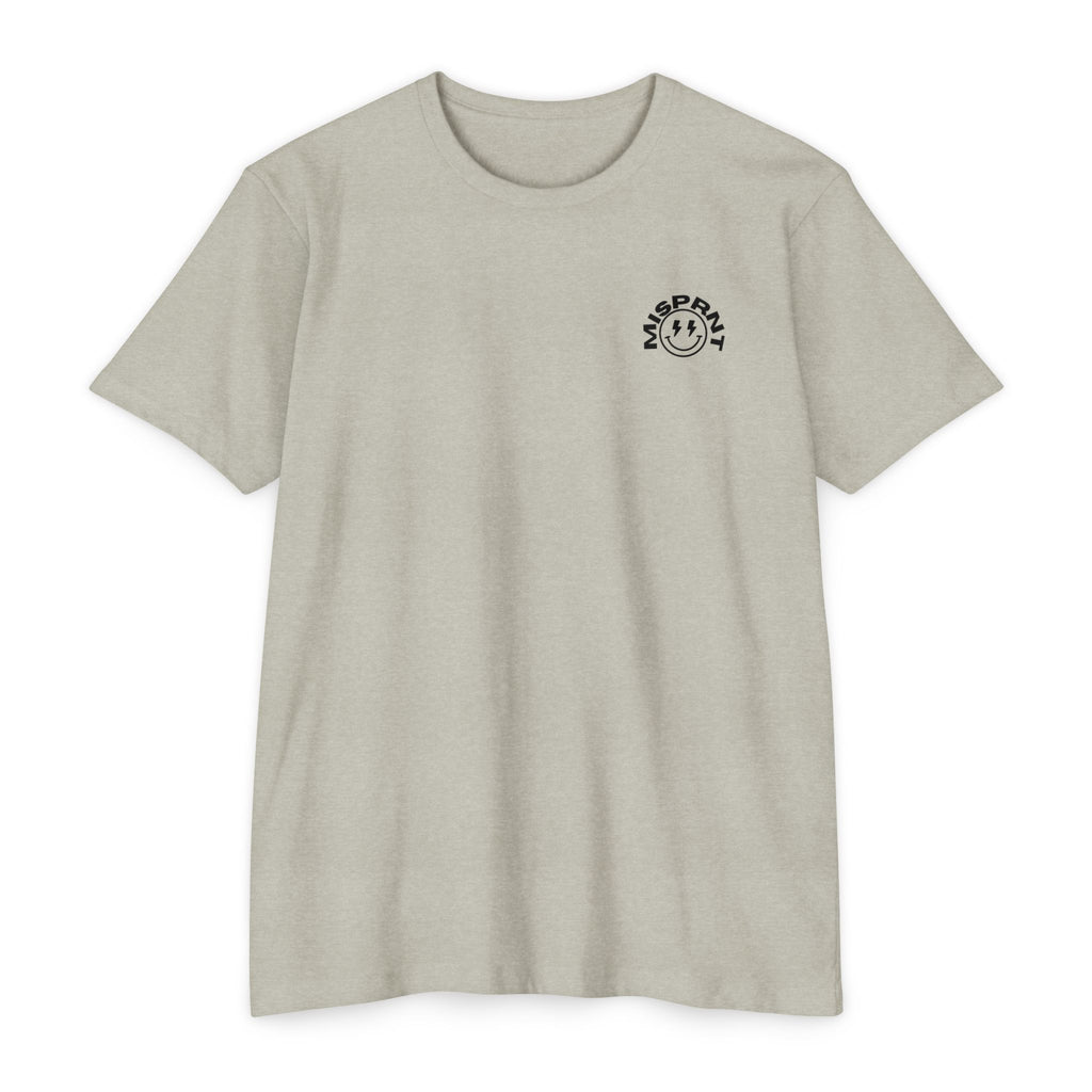 Minimalist 'Midprint' Smile Logo T-Shirt