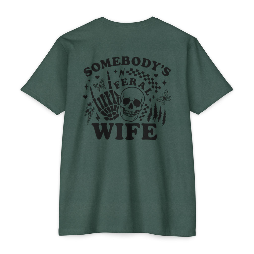 Somebody's Funeral Wife T-Shirt — Gothic Skull & Skeleton Hand Graphic Tee