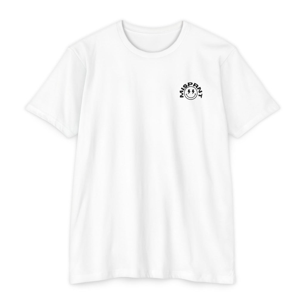Graphic T-Shirt — "3 Inches Feels Like 8 When You Think You're In Love" Retro Smile Design
