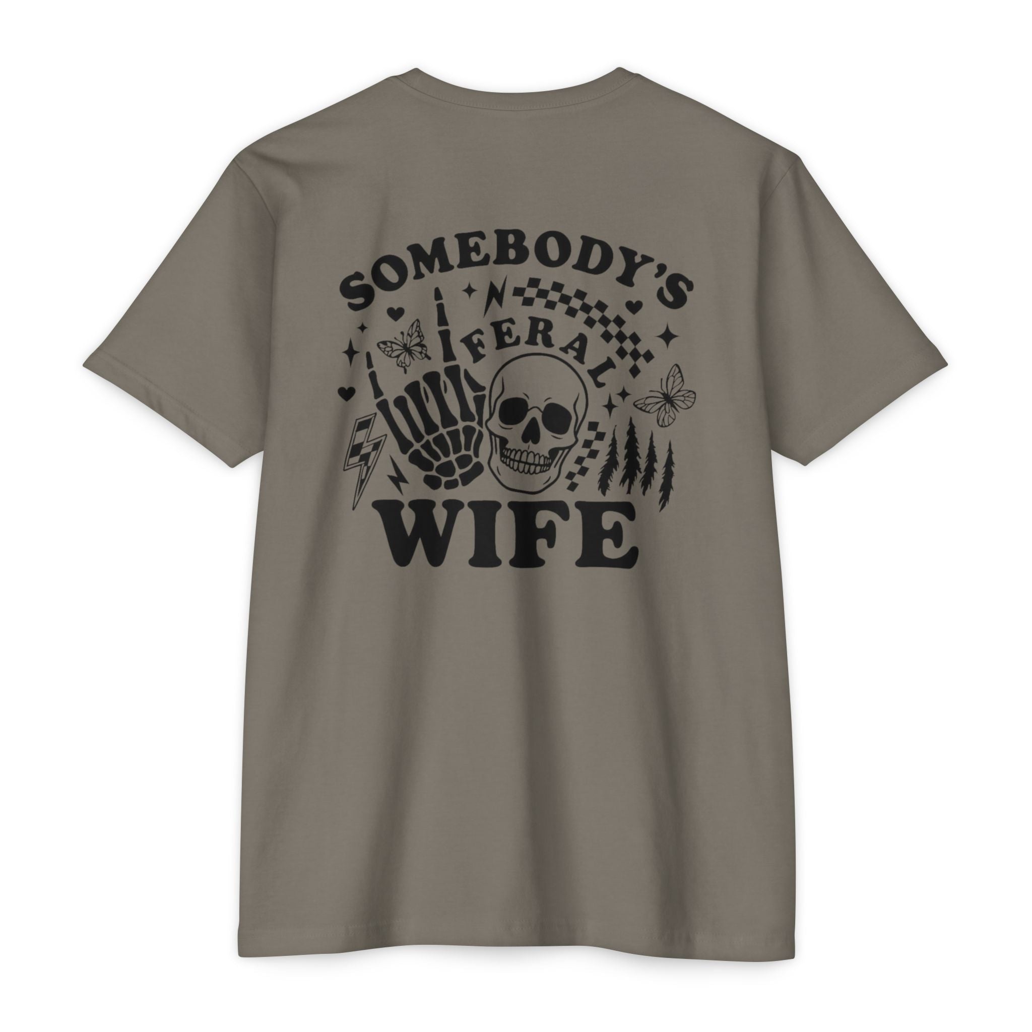 Somebody's Funeral Wife T-Shirt — Gothic Skull & Skeleton Hand Graphic Tee