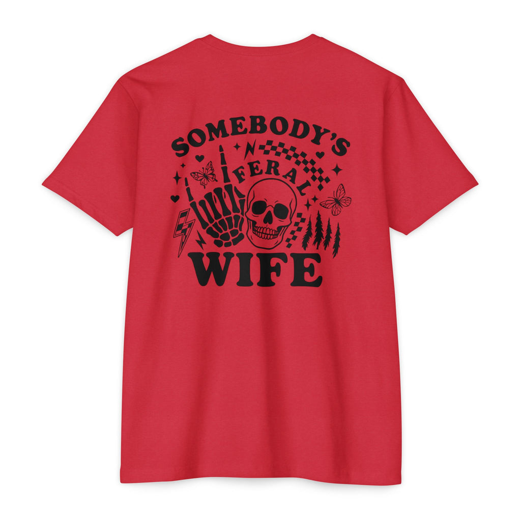 Somebody's Funeral Wife T-Shirt — Gothic Skull & Skeleton Hand Graphic Tee