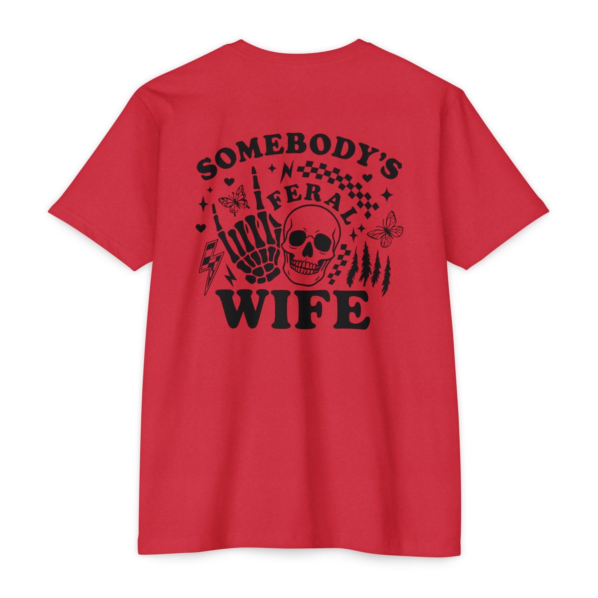 Somebody's Funeral Wife T-Shirt — Gothic Skull & Skeleton Hand Graphic Tee