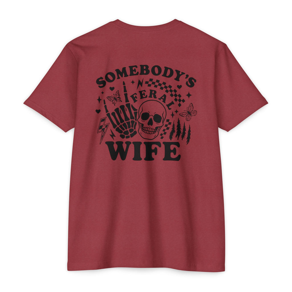Somebody's Funeral Wife T-Shirt — Gothic Skull & Skeleton Hand Graphic Tee