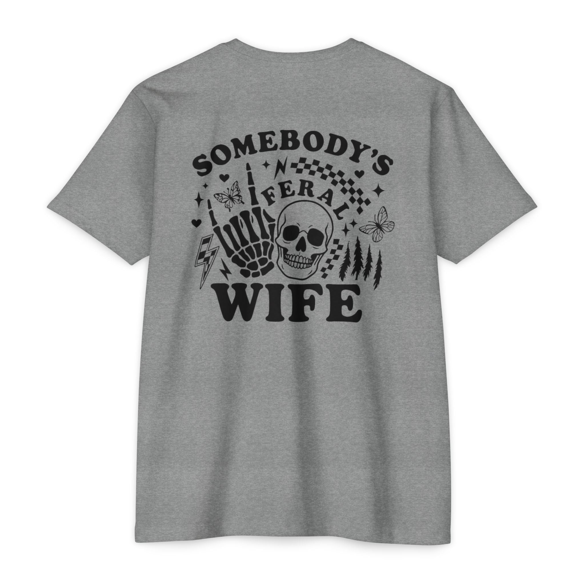 Somebody's Funeral Wife T-Shirt — Gothic Skull & Skeleton Hand Graphic Tee