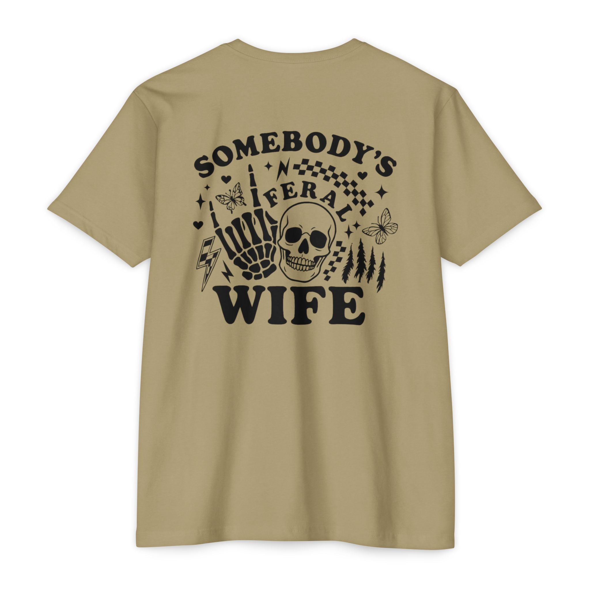 Somebody's Funeral Wife T-Shirt — Gothic Skull & Skeleton Hand Graphic Tee