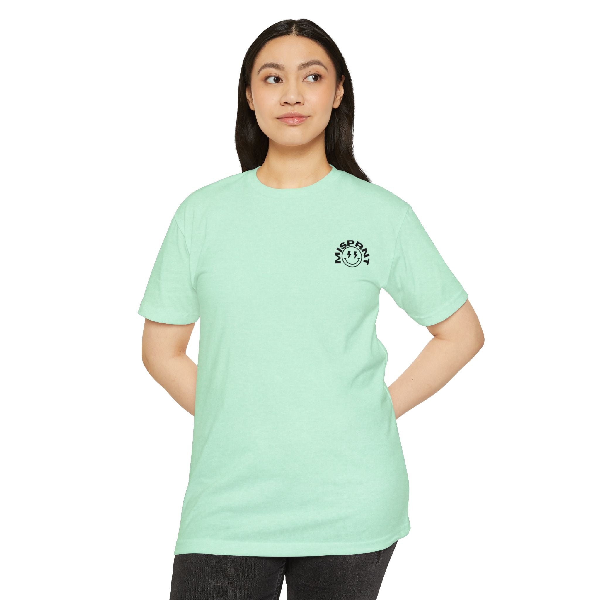 Graphic T-Shirt — "3 Inches Feels Like 8 When You Think You're In Love" Retro Smile Design