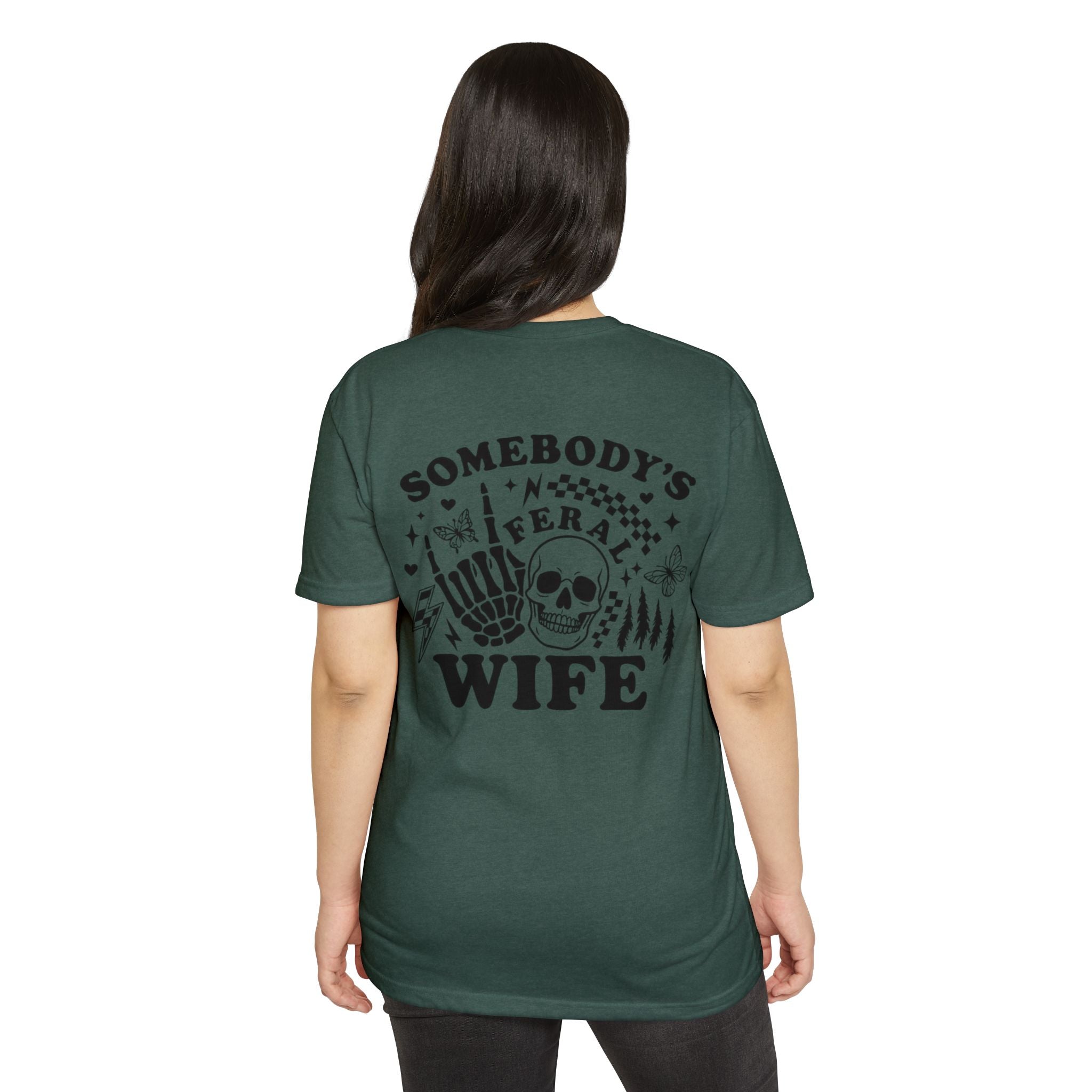 Somebody's Funeral Wife T-Shirt — Gothic Skull & Skeleton Hand Graphic Tee