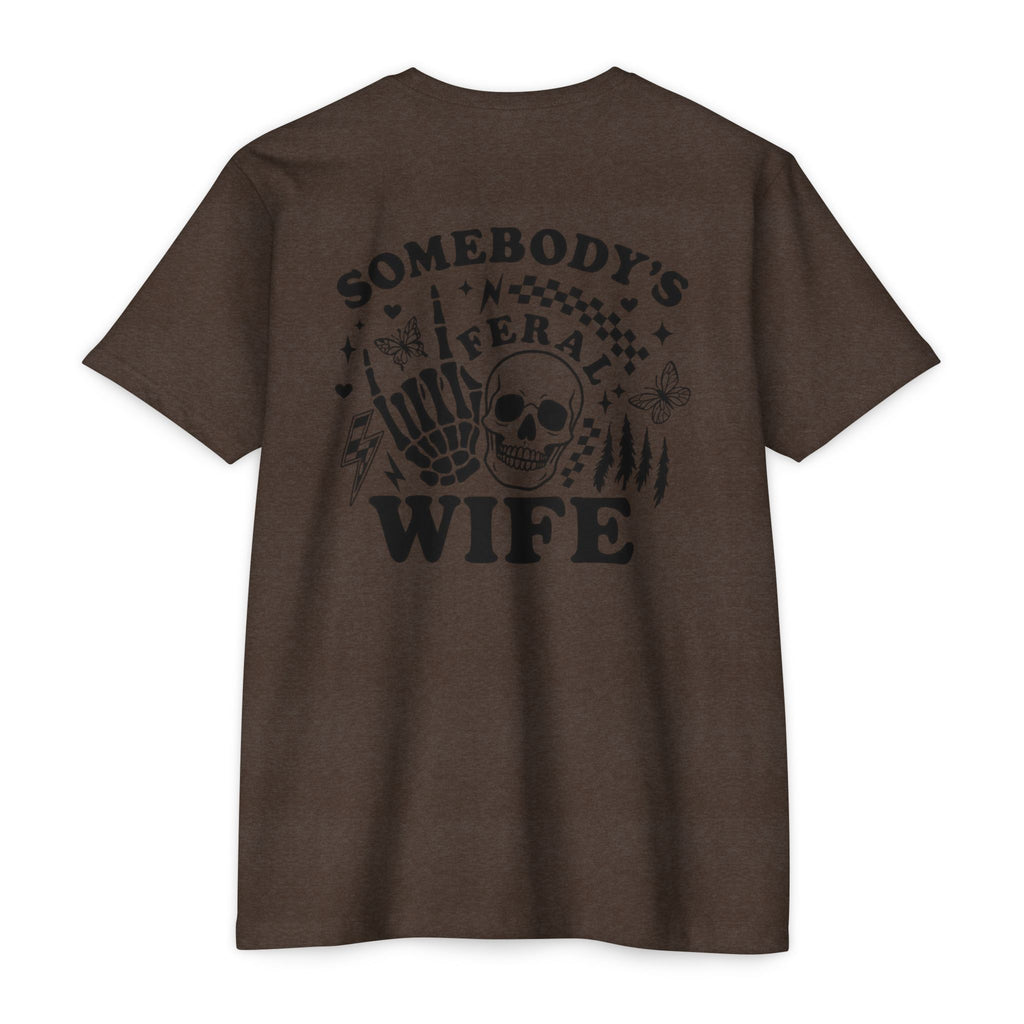 Somebody's Funeral Wife T-Shirt — Gothic Skull & Skeleton Hand Graphic Tee