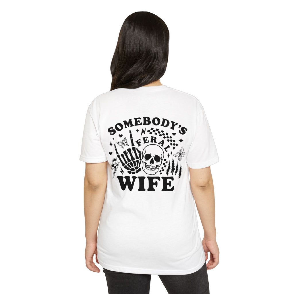 Somebody's Funeral Wife T-Shirt — Gothic Skull & Skeleton Hand Graphic Tee