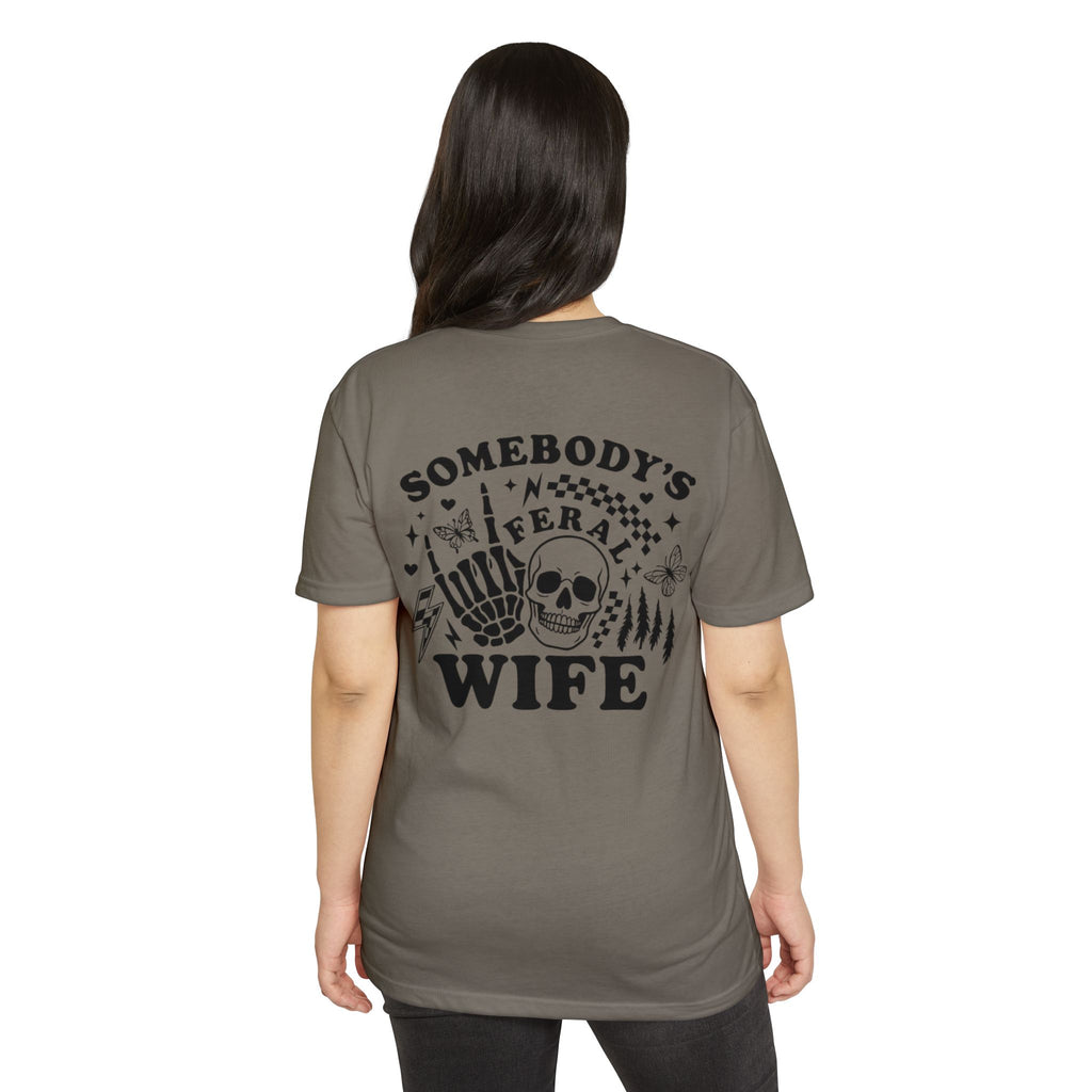 Somebody's Funeral Wife T-Shirt — Gothic Skull & Skeleton Hand Graphic Tee