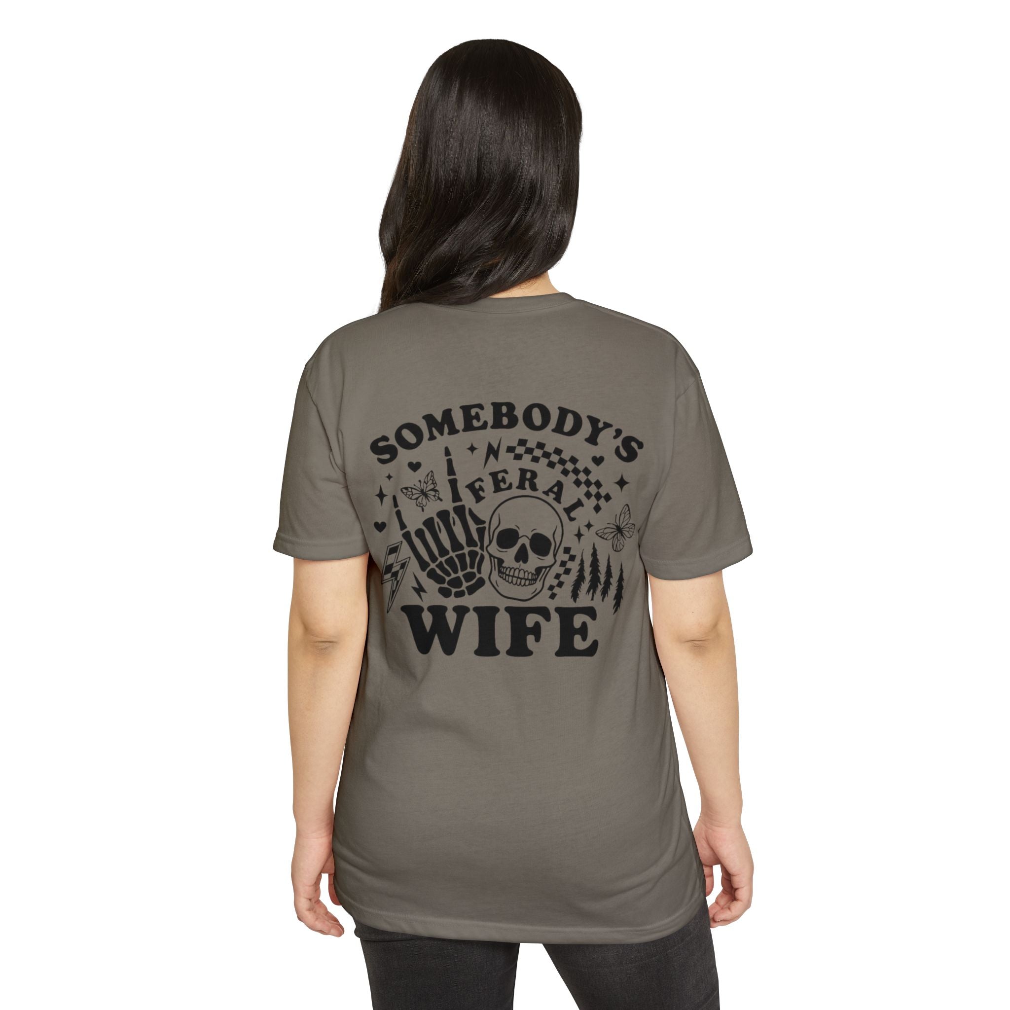 Somebody's Funeral Wife T-Shirt — Gothic Skull & Skeleton Hand Graphic Tee