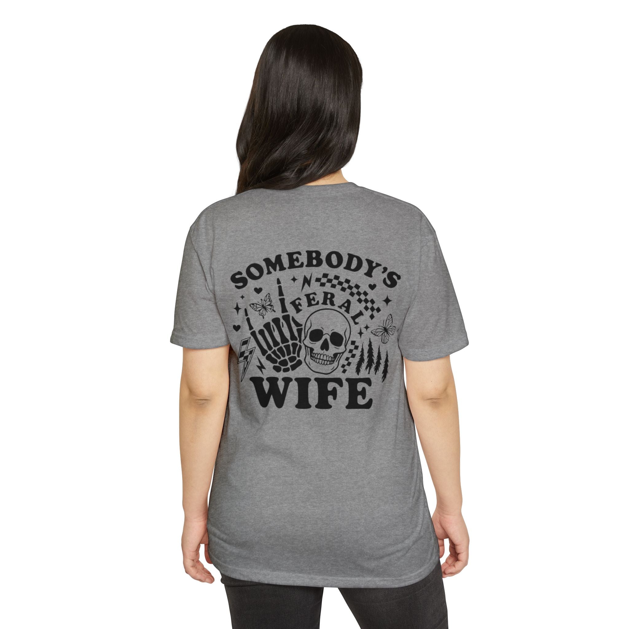 Somebody's Funeral Wife T-Shirt — Gothic Skull & Skeleton Hand Graphic Tee