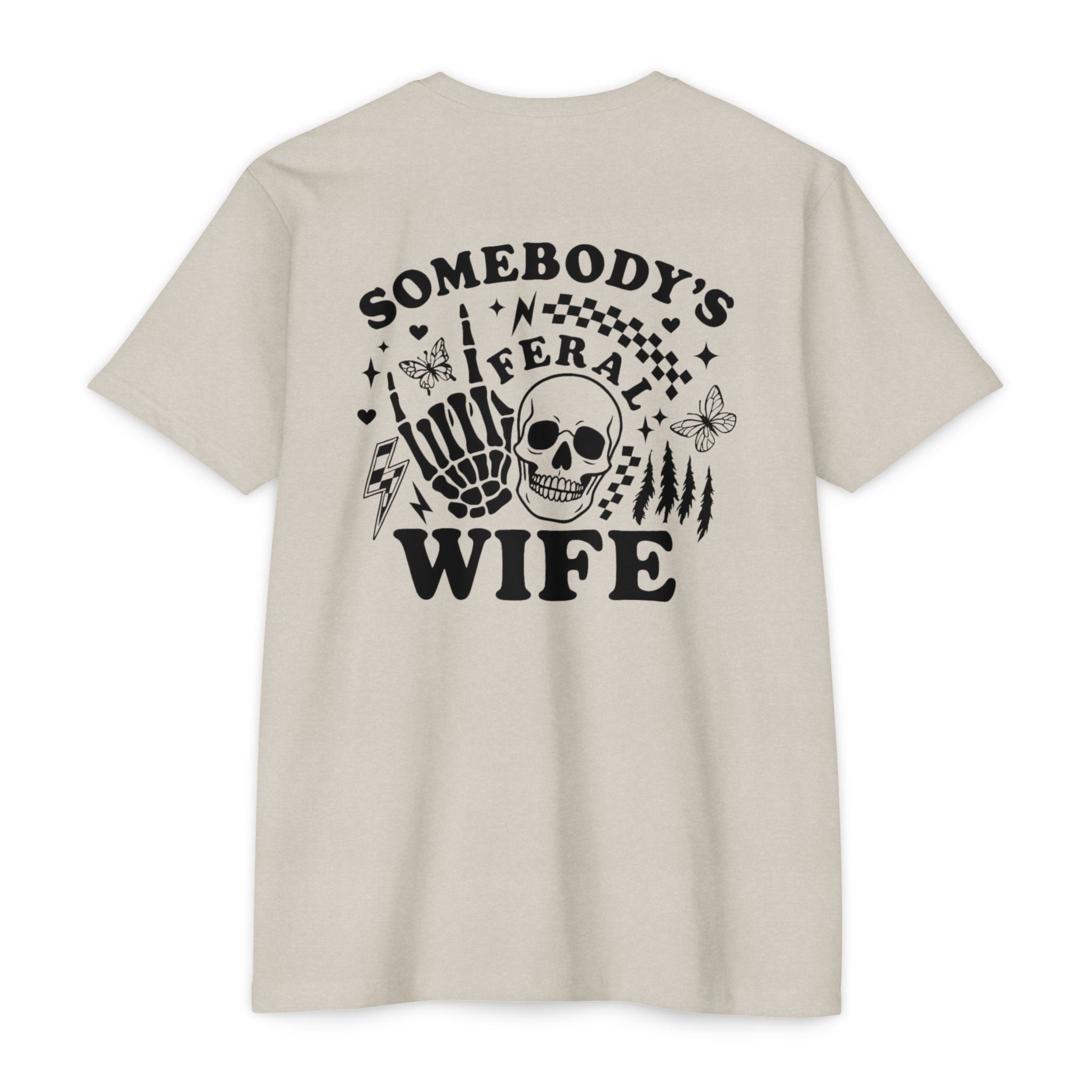 Somebody's Funeral Wife T-Shirt — Gothic Skull & Skeleton Hand Graphic Tee