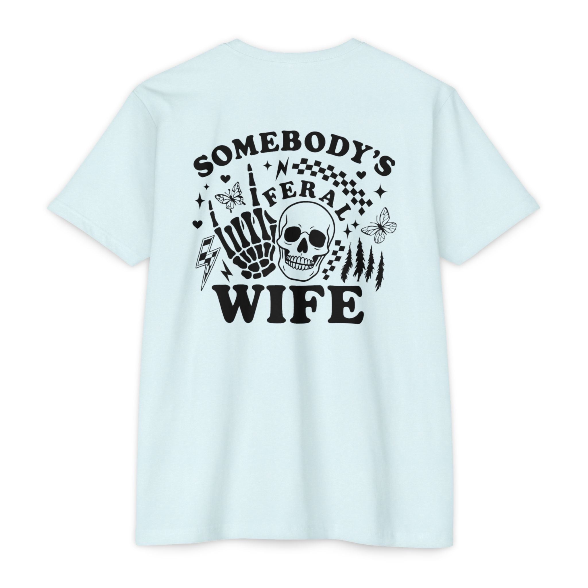 Somebody's Funeral Wife T-Shirt — Gothic Skull & Skeleton Hand Graphic Tee